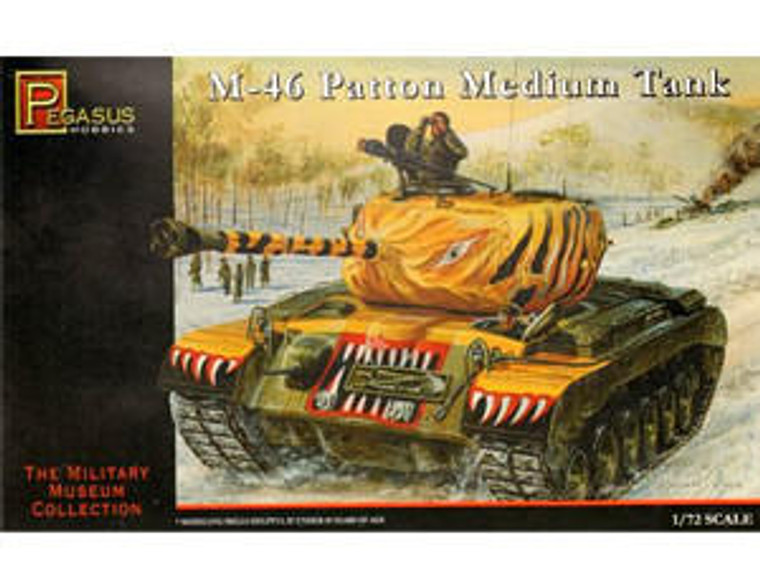  Pegasus Hobbies 1/72 US M46 Patton Model Kit 