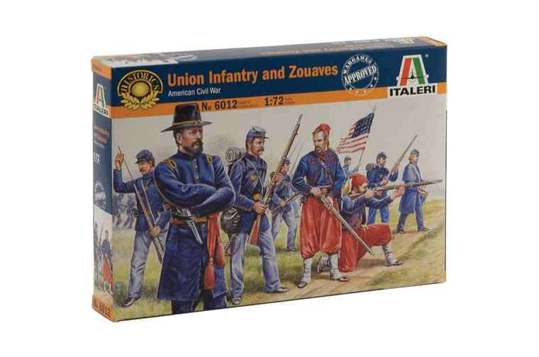  Italeri 1/72 Union Infantry with Zuaves Model Figures 