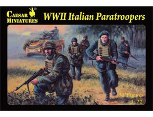  Caesar Miniatures 1/72 WWII Italian Paratroopers Model Figures 
