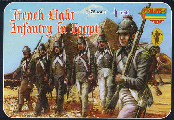  Strelets 1/72 French Light Infantry in Egypt Model Figures 