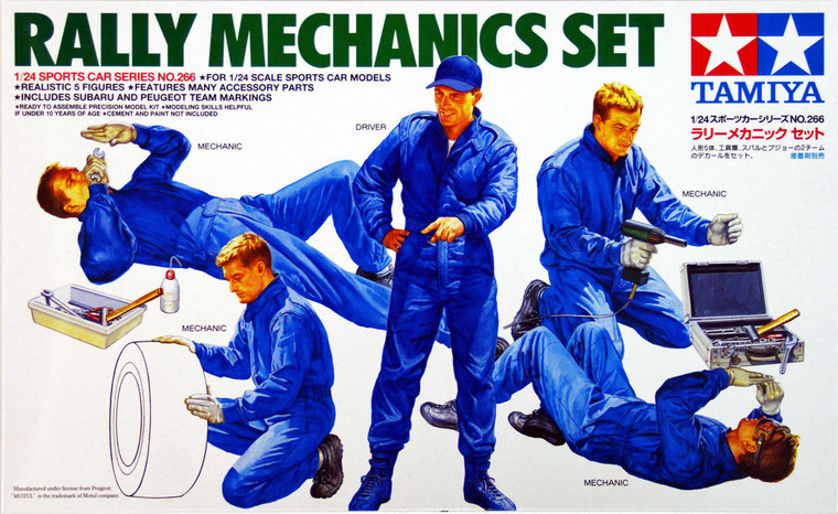  Tamiya 1/24 Rally Mechanics & Equipment Set Model Kit 