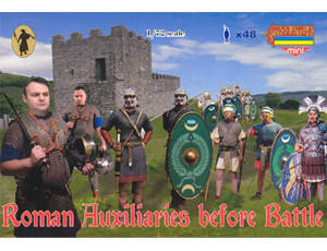  Strelets 1/72 Roman Auxiliaries Before Battle Model Figures 