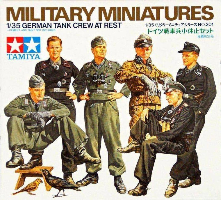  Tamiya 1/35 German Tank Crew At Rest 