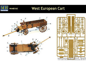  Master Box 1/35 West European Cart Model Kit 