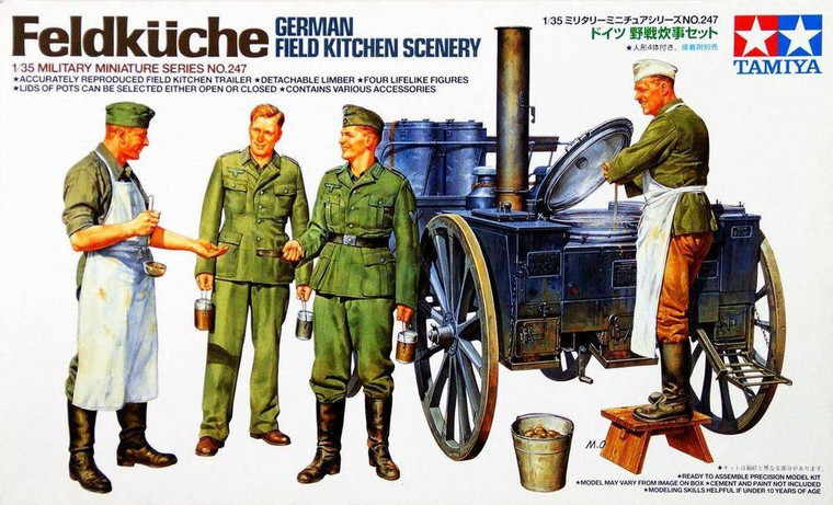  Tamiya 1/35 German Field Kitchen 