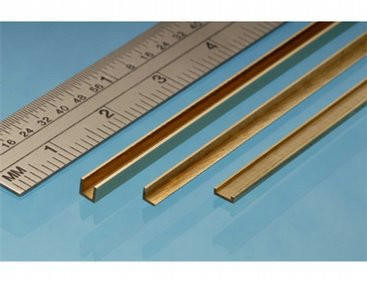  Albion Alloys Brass Angle 2mm 