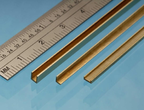 Albion Alloys Brass U Channel 2.5mm 