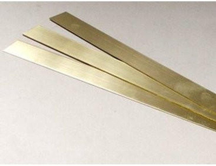  Albion Alloys Brass Strip 25 x 0.4mm 