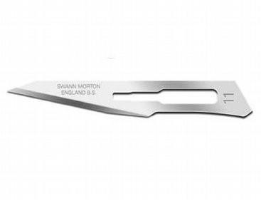  Swann-Morton Number 11 Surgical Scalpel Blades 