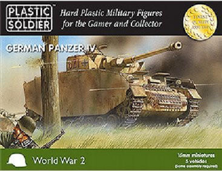  Plastic Soldier Company 15mm German Panzer IV Tank 