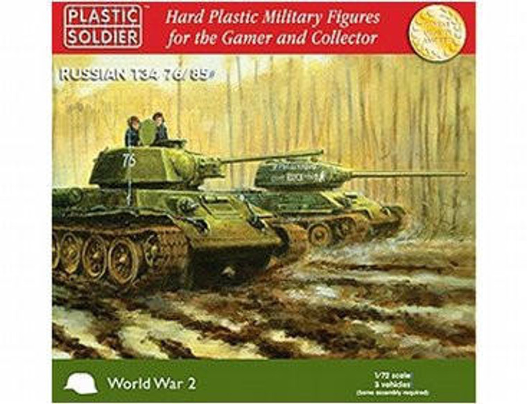  Plastic Soldier Company 1/72 Russian T-34 76/85 