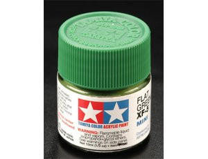  Tamiya Mini XF-05 Flat Green 10ml Acrylic Paint 
