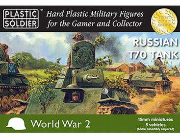  Plastic Soldier Company 15mm Russian T-70 Tank 