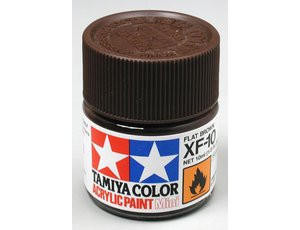  Tamiya Mini XF-10 Flat Brown 10ml Acrylic Paint 