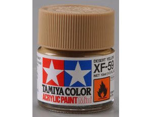  Tamiya Mini XF-59 Flat Desert Yellow 10ml Acrylic Paint 