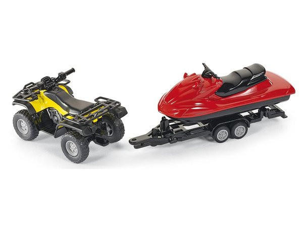  Siku 1/50 Quad with Jet Ski Diecast Model 