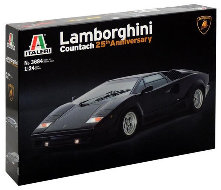 Italeri 1/24 Lamborghini Countach 25th Anniversary 