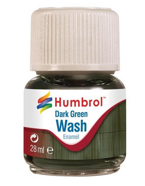  Humbrol Enamel Wash Dark Green 28ml 