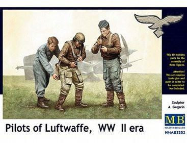  Master Box 1/32 German Luftwaffe Pilots Model Figures 