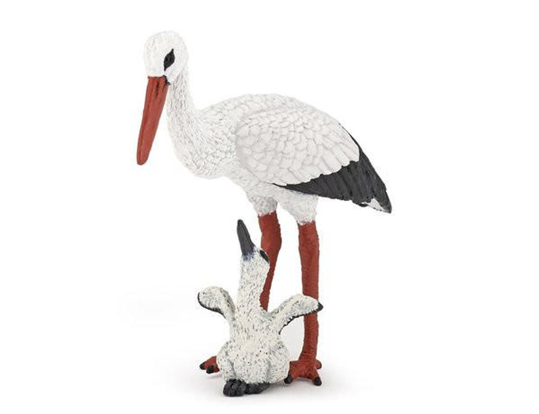  Papo Toys Stork and Baby Stork 