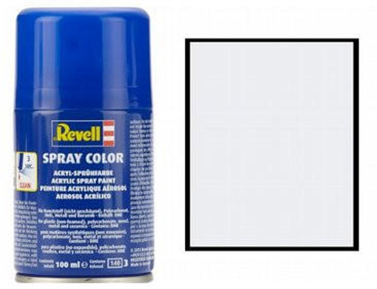 Revell 301 Satin White 100ml  Acrylic Spray Paint 