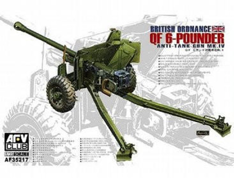  AFV Club 1/35 British Ordnance QF 6 Pounder AT Late 