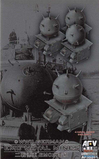  AFV Club 1/35 German EMC Type II Mines Set of 4 