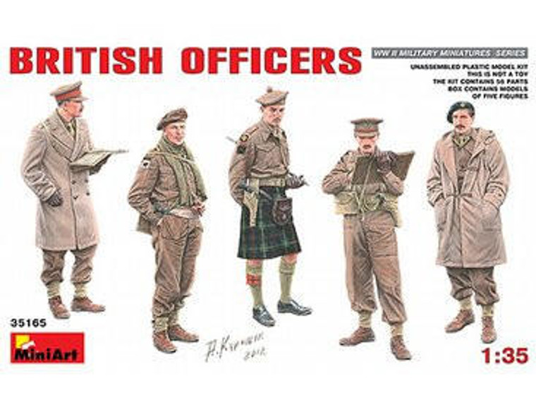  MiniArt 1/35 British Officers 