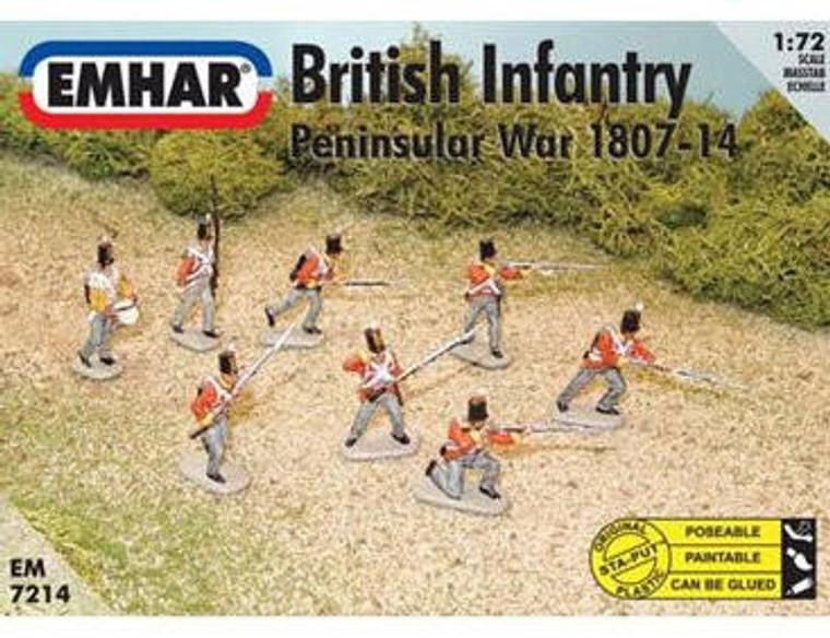  Emhar 1/72 British Infantry Peninsula War 1807-14 