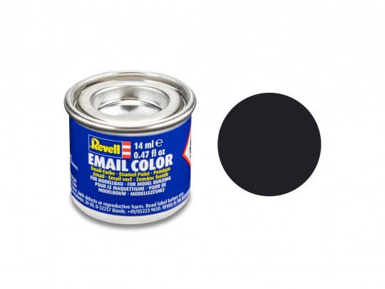  Revell 14ml 08 Enamel Matt Black Paint 