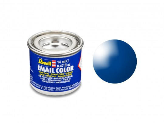  Revell 14ml 52 Enamel Gloss Blue Paint 