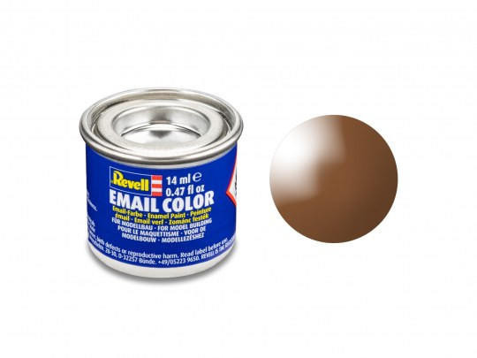  Revell 14ml 80 Enamel Gloss Mud Brown Paint 