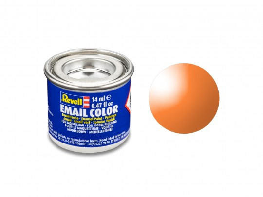  Revell 14ml 730 Enamel Clear Orange Paint 