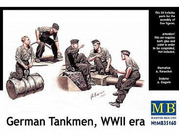  Master Box 1/35 German Tankmen World War II 