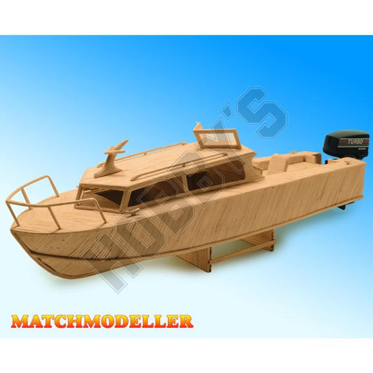  Matchmaker Cabin Cruiser Matchstick Model 