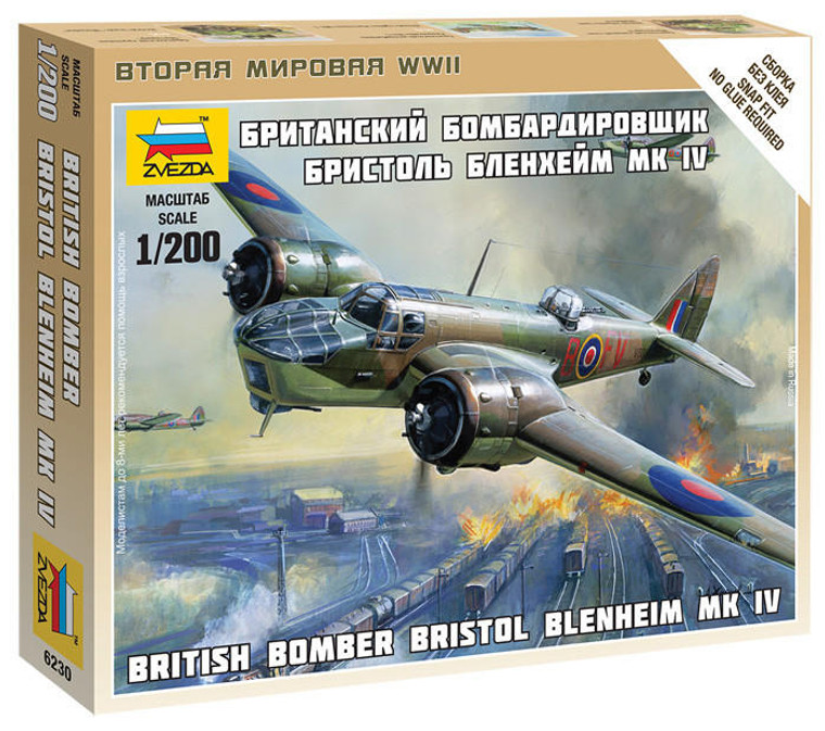  Zvezda 1/200 Bristol Blenheim Mk.IV 
