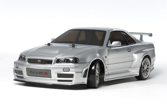 タミヤ TT-02D DRIFTSPECメカ付き R34.R35ボディー Tamiya RC NISMO R34 GT-R Z-Tune TT-02D Drift Model Kit