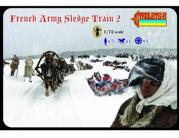  Strelets 1/72 French Army Sledge Train 2 