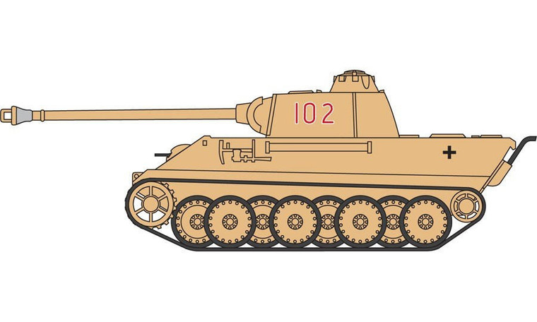  Airfix 1/76 Pz.KpfW.V Panther Tank 