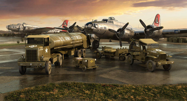  Airfix 1/72 USAAF Bomber Re-supply Set 
