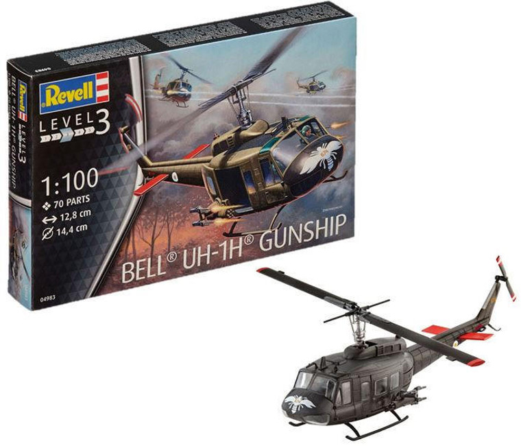  Revell 1/100 Bell UH-1H Iroquois Huey 