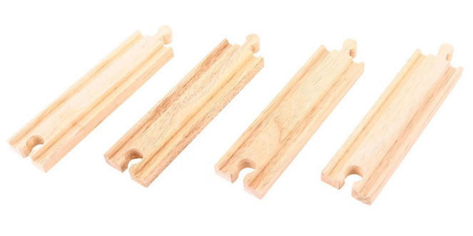 BigJigs Medium Straight Track x 4 