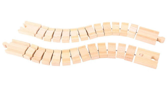  BigJigs Crazy Flexible Track x2 