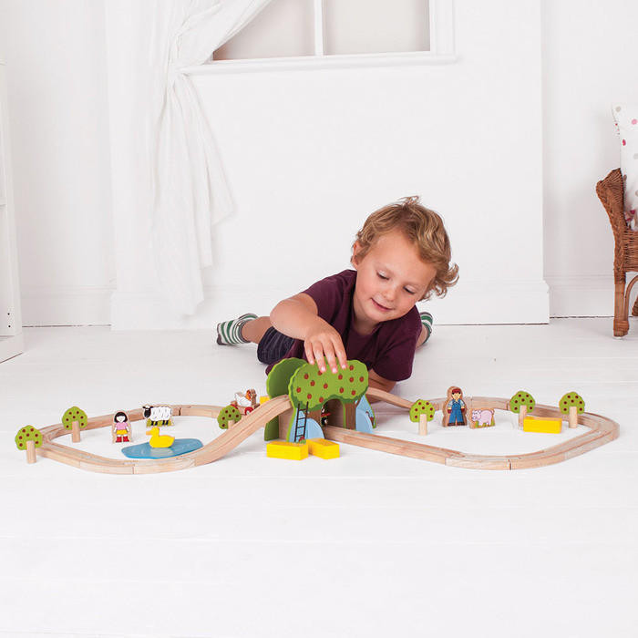  BigJigs Farm Train Set 