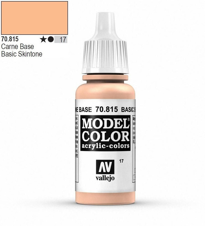  Vallejo Model Color 815 17ml Basic Skintone Matt Acrylic 