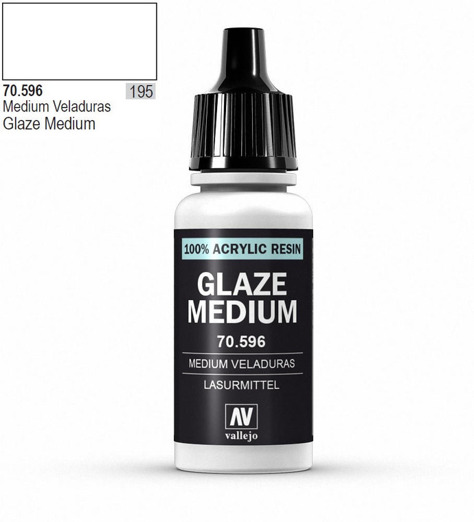  Vallejo Model Color 596 17ml Glaze Medium 