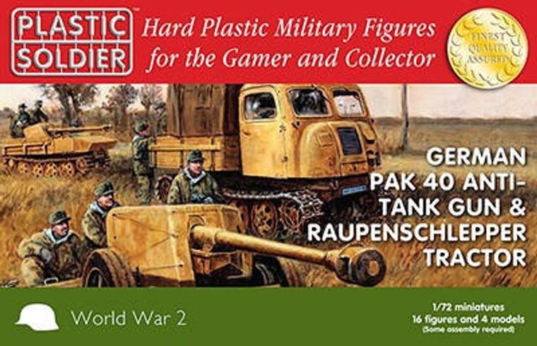  Plastic Soldier Company 1/72 German PaK 40 Raupenschlepper 