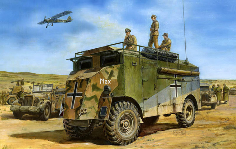  AFV Club 1/35 Rommel's Mammoth DAK AEC Model Kit 