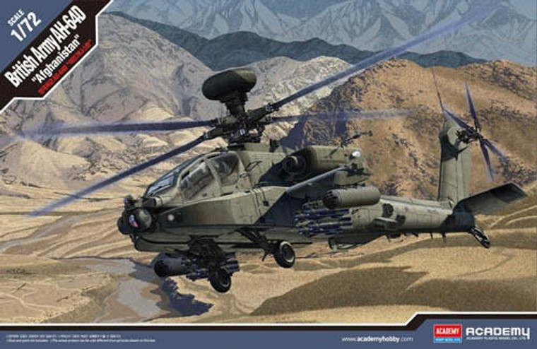  Academy 1/72 Boeing AH-64D Apache Longbow British 