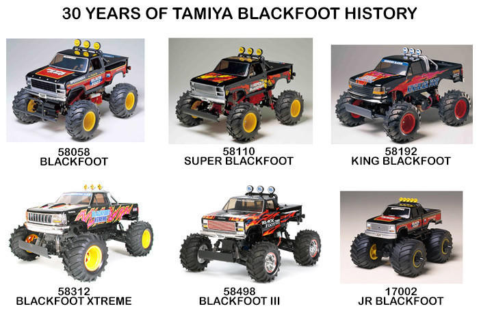 Tamiya RC 1/10 Blackfoot 2016 Model Kit - Wonderland Models